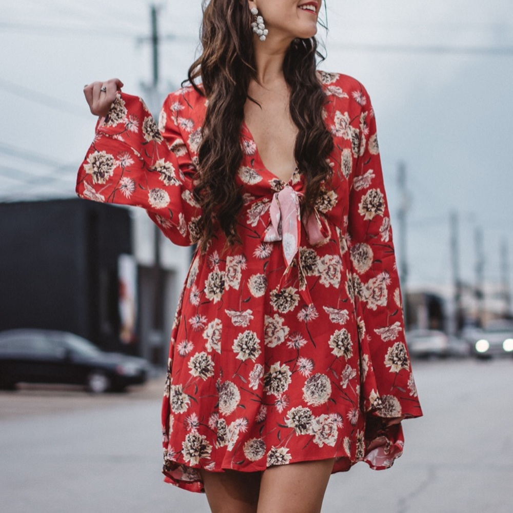 Flynn Skye Floral London Mini Dress
